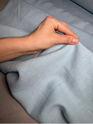 Лён "Basic". Оттенок: небо