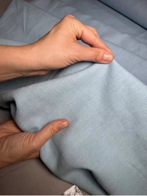 Лён "Basic". Оттенок: небо