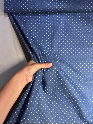 Коттон в мелкий горох "Polka dot".