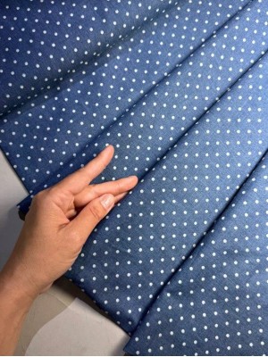 Коттон в мелкий горох "Polka dot".
