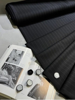 Шерсть пальтовая  "Power Stripe"