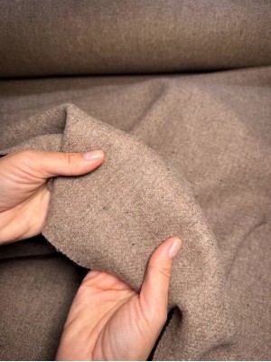 Шерсть пальтовая  "Royal  Wool" . Оттенок  " Коричневый"
