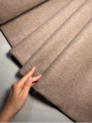 Шерсть пальтовая  "Royal  Wool" . Оттенок  " Коричневый"