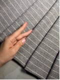 Костюмная шерсть "Herringbone". Оттенок бежево-серый