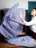 Х/б шитье вышитый квадрат (оттенок "Сирень")