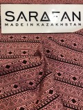 Жаккард (оттенок "Розовый", принт "Черная полоска") 