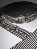 Резинка "Alexander Wang" (оттенок "Черно-бежевый", ширина 6 см.)