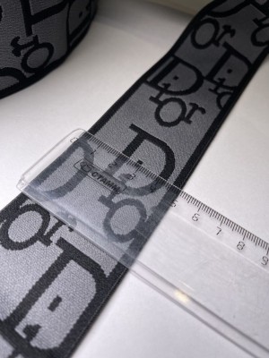 Резинка "DIOR" (оттенок "Серый", ширина 5 см.)