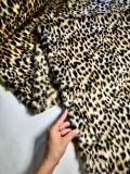 Мех на трикотажной основе (принт "Леопард") 