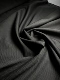 Костюмная ткань "Line" (оттенок черный)