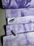 Трикотаж футер 3-х нитка "TIE-DYE" (оттенок "Сирень") 