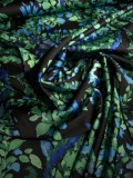 Шелк "Армани" (принт "Дельфириум")