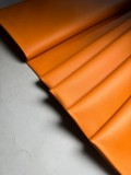 Эко-кожа на трикотажной основе "Color blocks" (оттенок "Orange party")