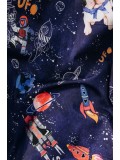 Коттон "Dolce & Gabbana" (принт "Космос с собаками", со стрейчем)