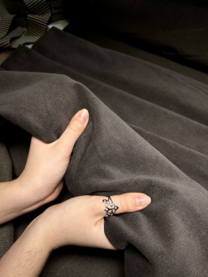 Микровельвет . Оттенок "Мокрый асфальт "