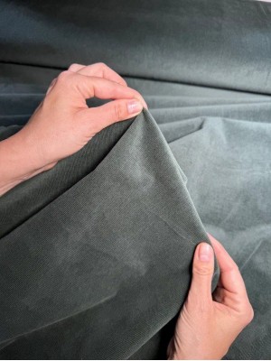 Микровельвет "Зеленый мох"