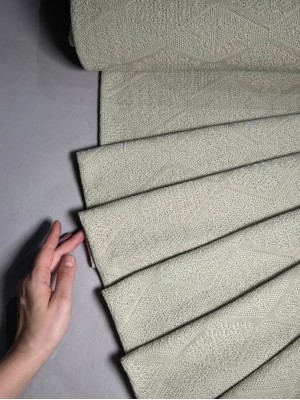 Трикотаж ажурный "Лолита". Оттенок: фисташка. 