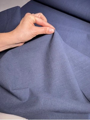 Лён "Basic". Оттенок: темно-синий